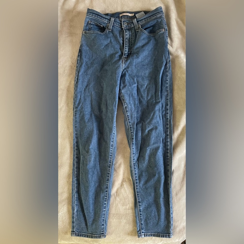 Levi’s high waisted taper jeans
